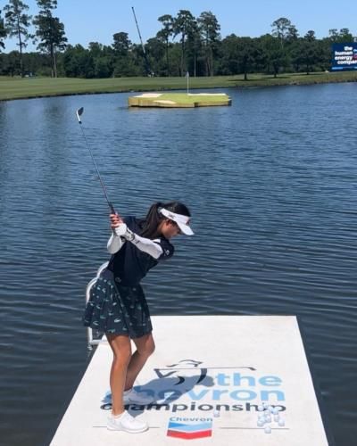 Graceful Golfing: Céline Boutier's Riverside Showcase