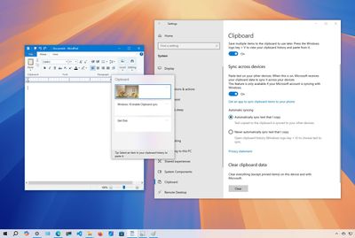 How to use the 'Clipboard history' feature on Windows 10