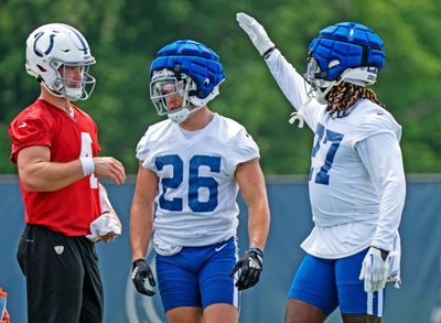 Colts’ RB Evan Hull has a ‘couple of big runs’ during Wednesday’s practice