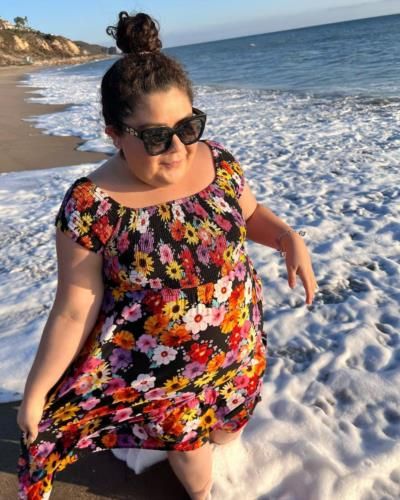 Raini Rodriguez Radiates Charm In Floral Frock At Beach