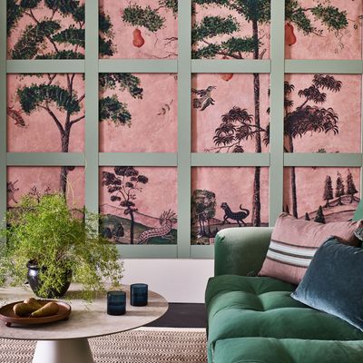 27 living room wallpaper ideas to liven up your lounge with the help of pattern and colour