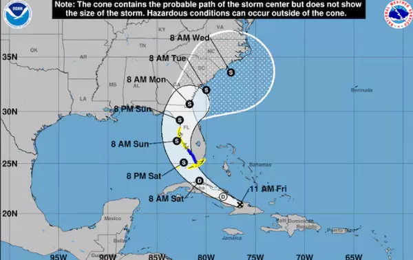 South Florida braces for tropical storm Debby as warnings issued