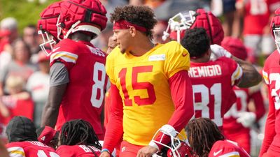 Patrick Mahomes Completed the Most Ridiculous Pass at Chiefs Training Camp