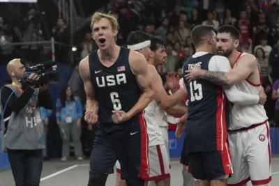 U.S. 3X3 Basketball Teams Keep Medal Hopes Alive In Paris