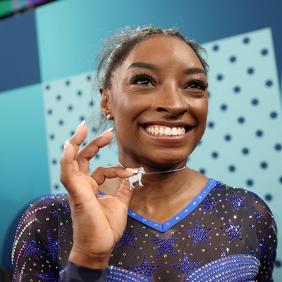 Simone Biles Says the "Haters Hate" Her GOAT Nickname—Which Is Why She Got a Goat Necklace