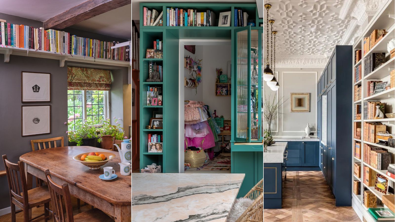 Library Kichen Kitchen libraries are the new way to add character to…