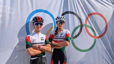 Afghan sister cyclists fly the flag of a fallen country at the Paris Olympics