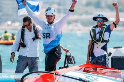 Israel Wins First Gold Medal In Men's Windsurfing At Paris Olympics