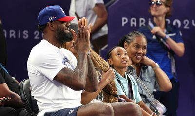 Watch: LeBron James shows off his dance moves in front of his daughter