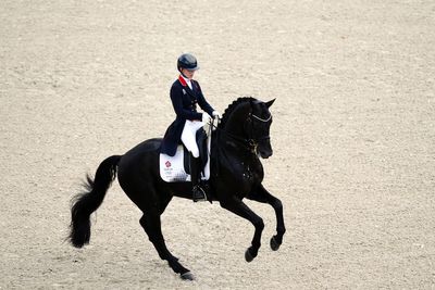 Carl Hester, Charlotte Fry and Becky Moody take team dressage bronze for GB