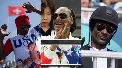 American rapper Snoop Dogg steals the show at the Paris Olympics