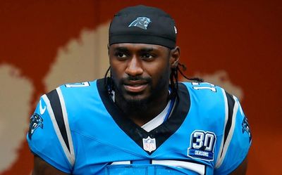 Panthers fan gifts rookie WR Xavier Legette awesome cowboy hat