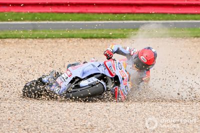 Marquez lost the front "without warning" on penultimate lap of Silverstone MotoGP sprint