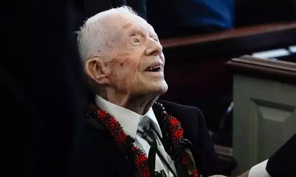‘I’m trying to make it’: Jimmy Carter’s goal is to vote for Kamala Harris