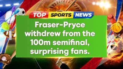 Shelly-Ann Fraser-Pryce Withdraws From 100M Semifinal