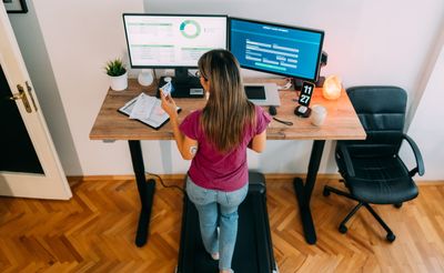 I've walked 8,000 steps every day for a year using an under desk treadmill—and it's one of the best things I've done for my health