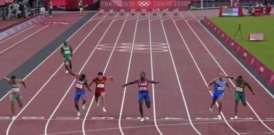 Jamaican Kishane Thompson Dominates 100M Semifinal With Top Time