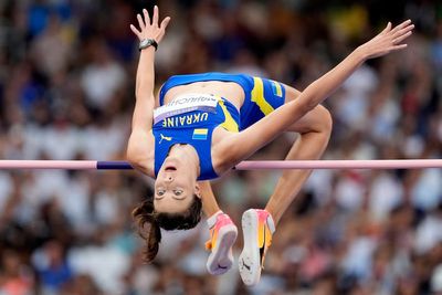 High jumper Yaroslava Mahuchikh wins Ukraine's 1st individual gold of the Paris Olympics