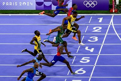 American Noah Lyles Wins Men's Olympic 100m Gold