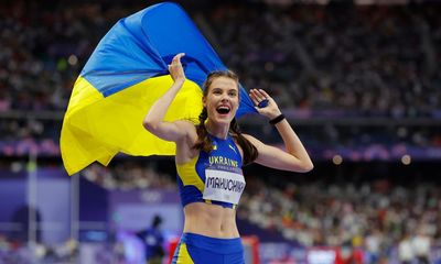 Yaroslava Mahuchikh rises to occasion to secure high jump gold for Ukraine