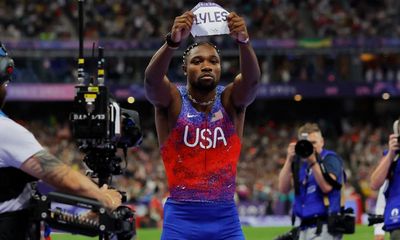 ‘I want my own trainer’: Noah Lyles makes big plans after 100m gold