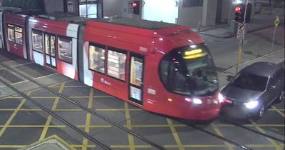 'Very concerning': light rail collision footage released in safety plea