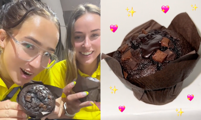 The Coles & Woolies Item That Creates The Perfect Olympic Choccie Muffin