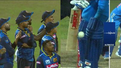 DRS controversy: How Sri Lanka players were left stunned and Kusal Mendis threw his helmet as Virat Kohli survived LBW - Watch