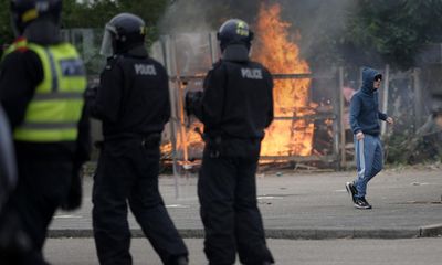 Police officers injured amid standoff in Plymouth – England riots as it happened