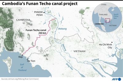 Cambodia PM Launches Project Linking Mekong River To Sea Via Canal