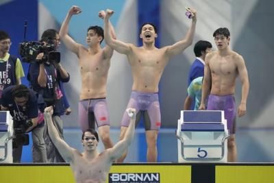 China's Swimmers Make History By Defeating Team USA At Olympics