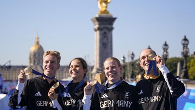 Germany claim Olympic mixed team triathlon as France finish fourth