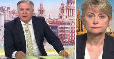 Viewers in disbelief as Ed Balls interviews wife Yvette Cooper on GMB