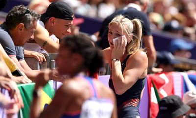 British record holder Molly Caudery fails to reach Olympic pole vault final