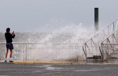 Watch: View from Florida as Hurricane Debby makes landfall