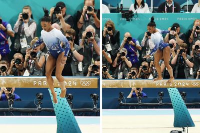 Simone Biles Slips Off Balance Beam And Misses Medal As Fans Blame Shushing Crowd