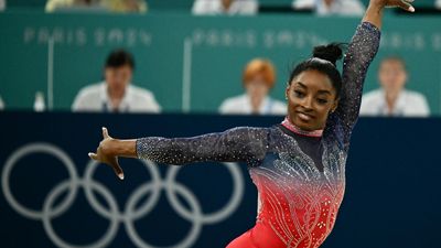 Biles wins silver in final Olympics competition after beam fall