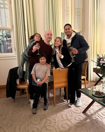 Carlos Carrasco Enjoys Quality Family Time On Vacation