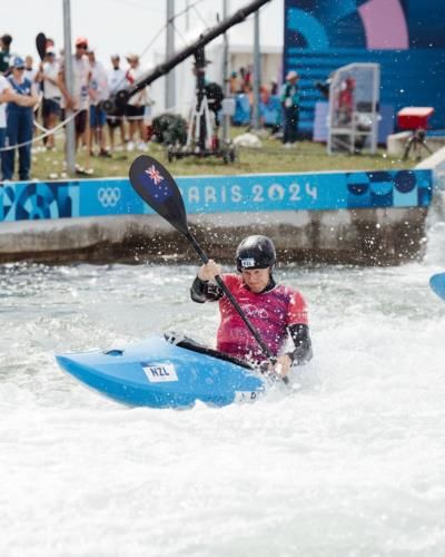 New Zealand's Finn Butcher Dominates Kayak Cross Men's Final