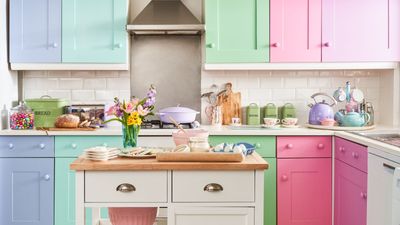 How to style colorful kitchen appliances, according to interior designers