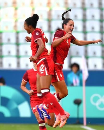 Canada Leads Early In Women's 3X3 Basketball Semifinal