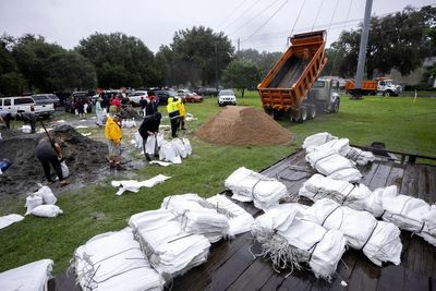 The Latest: Debby knocks out power to hundreds of thousands in Florida, Georgia