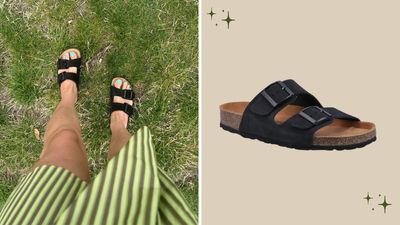 These Hush Puppies black sandals are my new favourite summer shoe - plus they are an affordable alternative to Birkenstocks