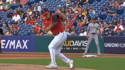 Guardians Pitcher Logan Allen Takes Line Drive Off Head, Stays in Game