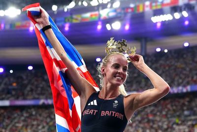 Keely Hodgkinson reacts to dominant 800m Olympic gold: ‘I deserved this’