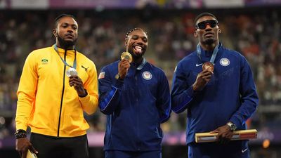 Paris Olympics: Noah Lyles only led one time during a 100m sprint for the ages - at the finish line