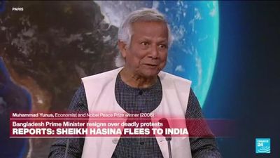 ‘Today feels like a second Liberation Day,’ Bangladesh Nobel laureate Yunus tells FRANCE 24