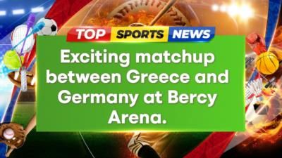 Greece And Germany Tied At Halftime In Basketball Showdown