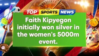 Kenyan Runner Faith Kipyegon Reinstated Silver Medal After Disqualification