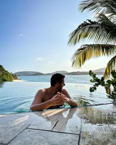 Juan Martín Del Potro Relaxing In Serene Surroundings